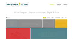 Desktop Screenshot of dontpanicstudio.com