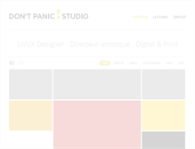 Tablet Screenshot of dontpanicstudio.com